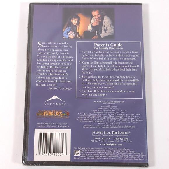 Borrowed Hearts DVD 2010 Roma Downey Hector Elizondo Eric McCormack NEW Sealed - Picture 2 of 2